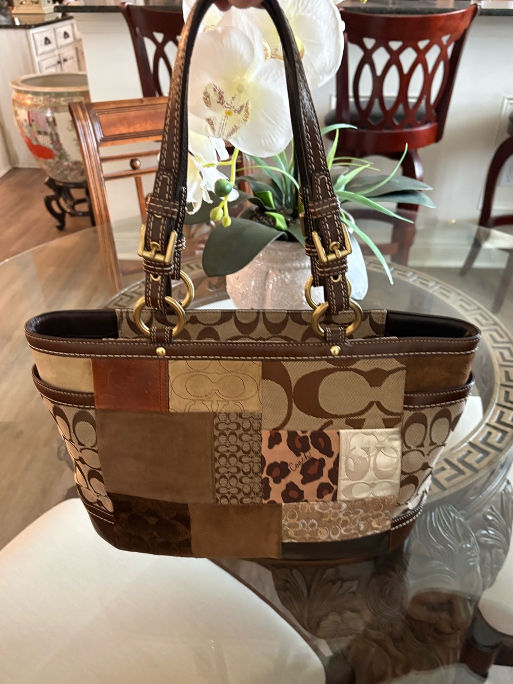 🤎COACH Y2K VINTAGE SIGNATURE PATCHWORK LIMITED EDITION BAG!🤎 - Picture 4 of 10
